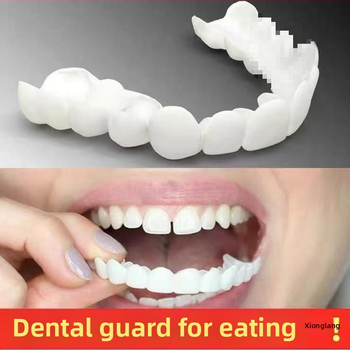 Hambaproteesid, universaalsed breketid eakatele, puuduvate hammaste täitmine, hambavahede õõnsused, mehed ja naised, inetute breketite katmine ilma aukudeta