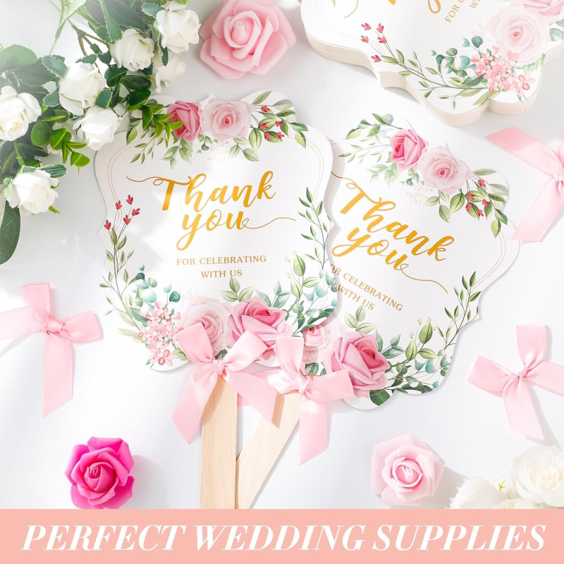 Karšto išpardavimo vestuvių gėlių popierinis vėduoklis, lydintis ceremoniją vestuvių vakarėlio vakarėlio vėduoklis