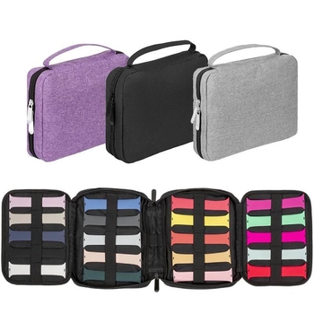 „Amazon“ tarpvalstybinis karšto pardavimo 20 lizdų laikrodžių dirželių laikymo krepšys nešiojamas duomenų kabelio laikymo krepšys