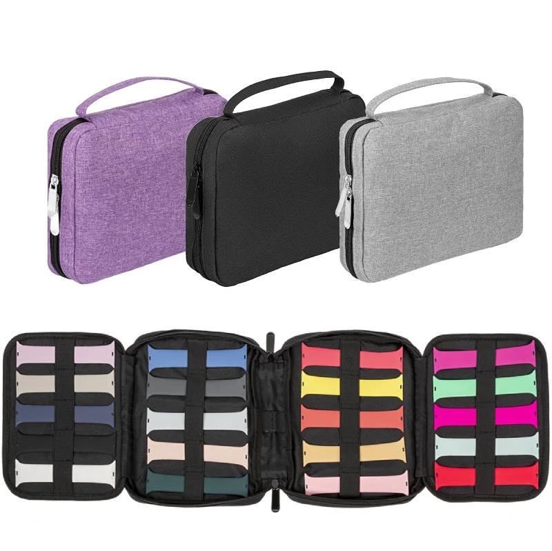 „Amazon“ tarpvalstybinis karšto pardavimo 20 lizdų laikrodžių dirželių laikymo krepšys nešiojamas duomenų kabelio laikymo krepšys