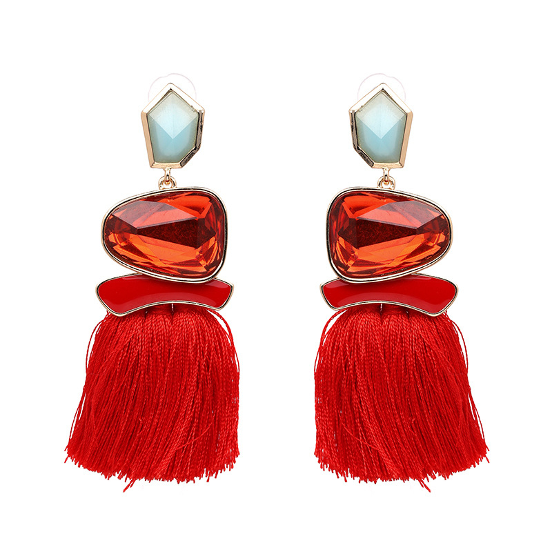 Kutais puošti auskarai iš Europos ir Jungtinių Valstijų karštų rubinų auskarų iš „National Wind“ auskarų papuošalų, parduodami didmeninėje gamykloje vietoje, tiesioginiai pardavimai iš Yiwu.