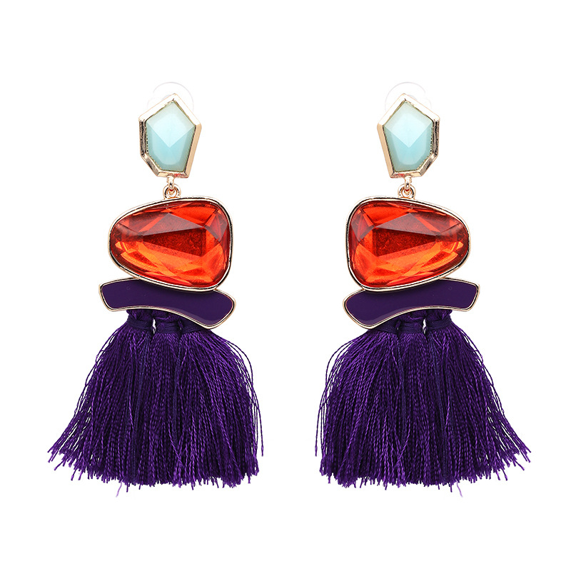 Kutais puošti auskarai iš Europos ir Jungtinių Valstijų karštų rubinų auskarų iš „National Wind“ auskarų papuošalų, parduodami didmeninėje gamykloje vietoje, tiesioginiai pardavimai iš Yiwu.