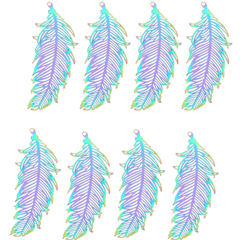 Διασυνοριακή προμήθεια κράματος επιμετάλλωσης χρώματος φτερού μπρελόκ κρεμαστό κόσμημα μπρελόκ κολιέ βραχιόλι σκουλαρίκια δώρο