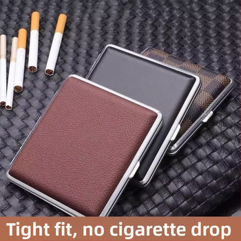 Dāvana Ar rokām tīta augstas klases cigarete Cigarešu kaste Vidēja izmēra cigarete Cigarete Cigarešu 20 Uzglabāšanas kaste Pārnēsājama Vīriešu Vienkārša