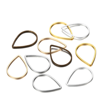 Χάλκινα Κορεάτικα δημοφιλή μινιμαλιστικά σκουλαρίκια γεωμετρικής μορφής μενταγιόν μενταγιόν με χρυσό Κ σταγόνα νερό αξεσουάρ κοσμημάτων diy χονδρικής