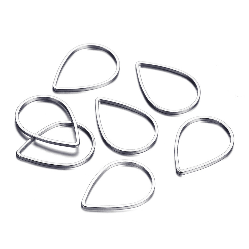 Variniai korėjietiški minimalistiniai geometrinių figūrų auskarai, pakabukas, K aukso vandens lašo „pasidaryk pats“ papuošalų aksesuarai, didmeninė prekyba