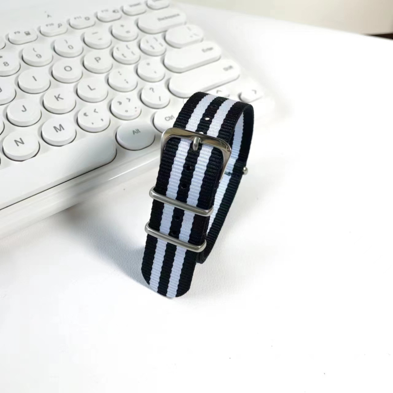 Ceas universal cu trei inele din material nailon, cu o varietate de culori, mărimi multiple, stil casual la modă, pentru băieți și fete.