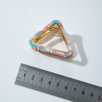 Hualino tarpvalstybinis trikampio formos lydinio laikiklis, disko formos plaukų segtukas, vidutinio dydžio tuščiaviduris dryžuotas plaukų segtukas, temperamentingas acto rūgšties laikiklis