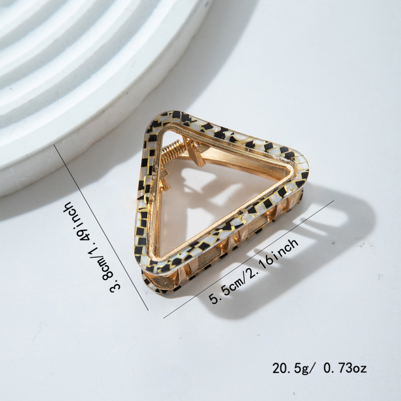 Hualino tarpvalstybinis trikampio formos lydinio laikiklis, disko formos plaukų segtukas, vidutinio dydžio tuščiaviduris dryžuotas plaukų segtukas, temperamentingas acto rūgšties laikiklis