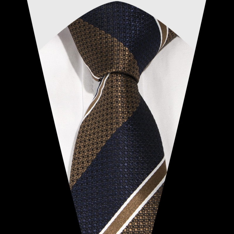 Didmeninė prekyba japoniškais ir korėjietiškais dryžuotais vintažiniais kaklaraiščiais, 8 cm, rankų darbo klasikiniais dalykiniais kaklaraiščiais, klasikinio dalykinio stiliaus