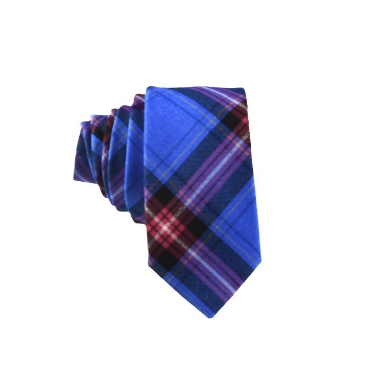 Vyriška madinga kasdienio, preppy stiliaus mokyklinė uniforma, korėjietiško stiliaus, siaura, 6 cm medvilninė languota kaklaraiščio pakuotė, gamintojo paruošta sandėlyje