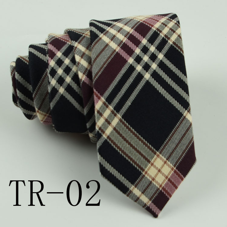 Vyriška madinga kasdienio, preppy stiliaus mokyklinė uniforma, korėjietiško stiliaus, siaura, 6 cm medvilninė languota kaklaraiščio pakuotė, gamintojo paruošta sandėlyje