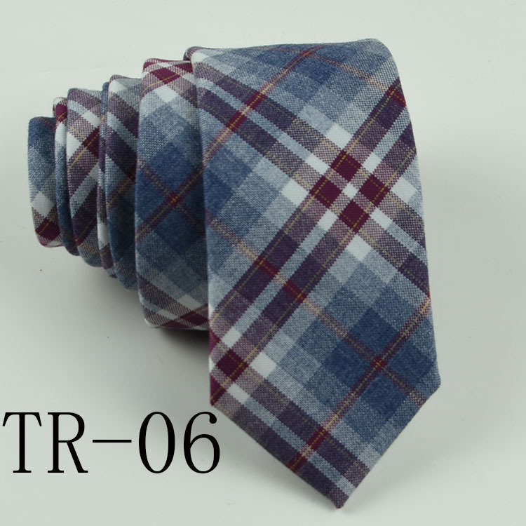 Vyriška madinga kasdienio, preppy stiliaus mokyklinė uniforma, korėjietiško stiliaus, siaura, 6 cm medvilninė languota kaklaraiščio pakuotė, gamintojo paruošta sandėlyje