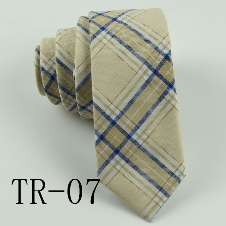 Vyriška madinga kasdienio, preppy stiliaus mokyklinė uniforma, korėjietiško stiliaus, siaura, 6 cm medvilninė languota kaklaraiščio pakuotė, gamintojo paruošta sandėlyje