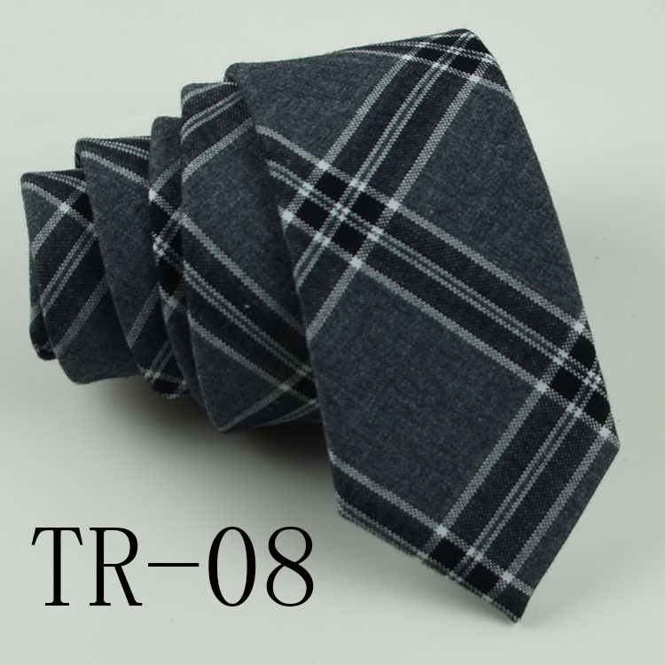 Vyriška madinga kasdienio, preppy stiliaus mokyklinė uniforma, korėjietiško stiliaus, siaura, 6 cm medvilninė languota kaklaraiščio pakuotė, gamintojo paruošta sandėlyje