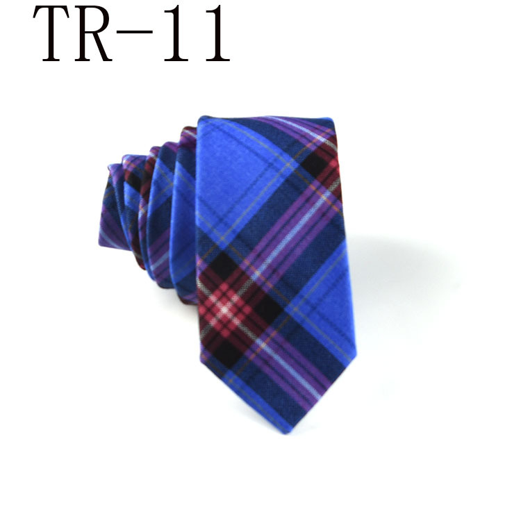 Vyriška madinga kasdienio, preppy stiliaus mokyklinė uniforma, korėjietiško stiliaus, siaura, 6 cm medvilninė languota kaklaraiščio pakuotė, gamintojo paruošta sandėlyje