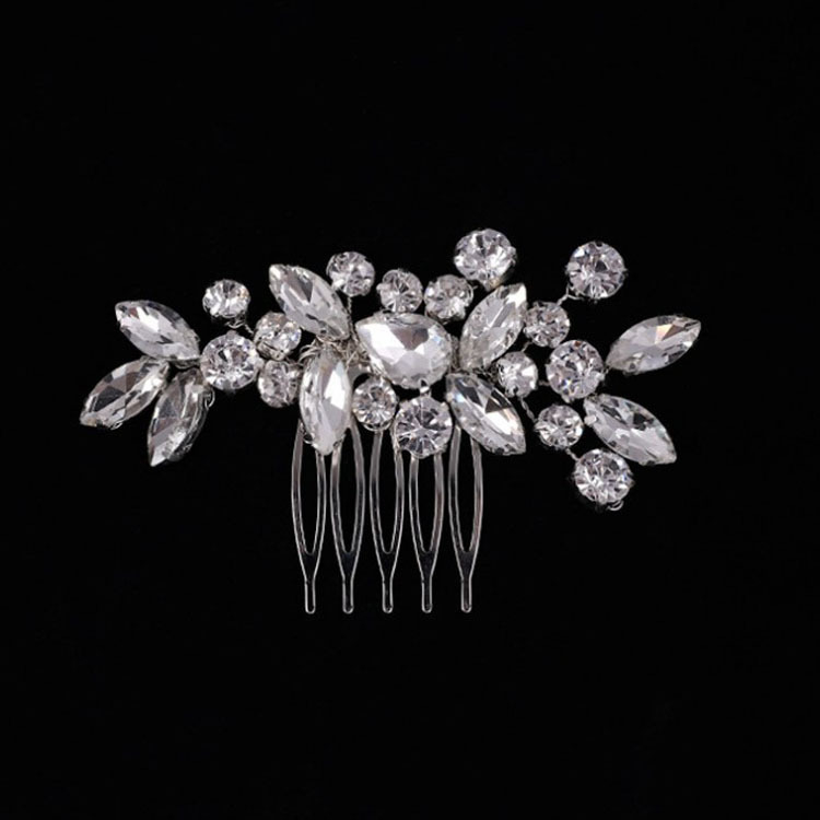 Tehase hulgimüük pruudi juuksekamm juuksekamm rhinestone pruudi peakate pulmaehted loominguline