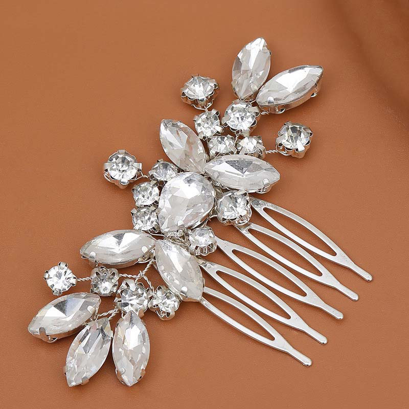 Tehase hulgimüük pruudi juuksekamm juuksekamm rhinestone pruudi peakate pulmaehted loominguline