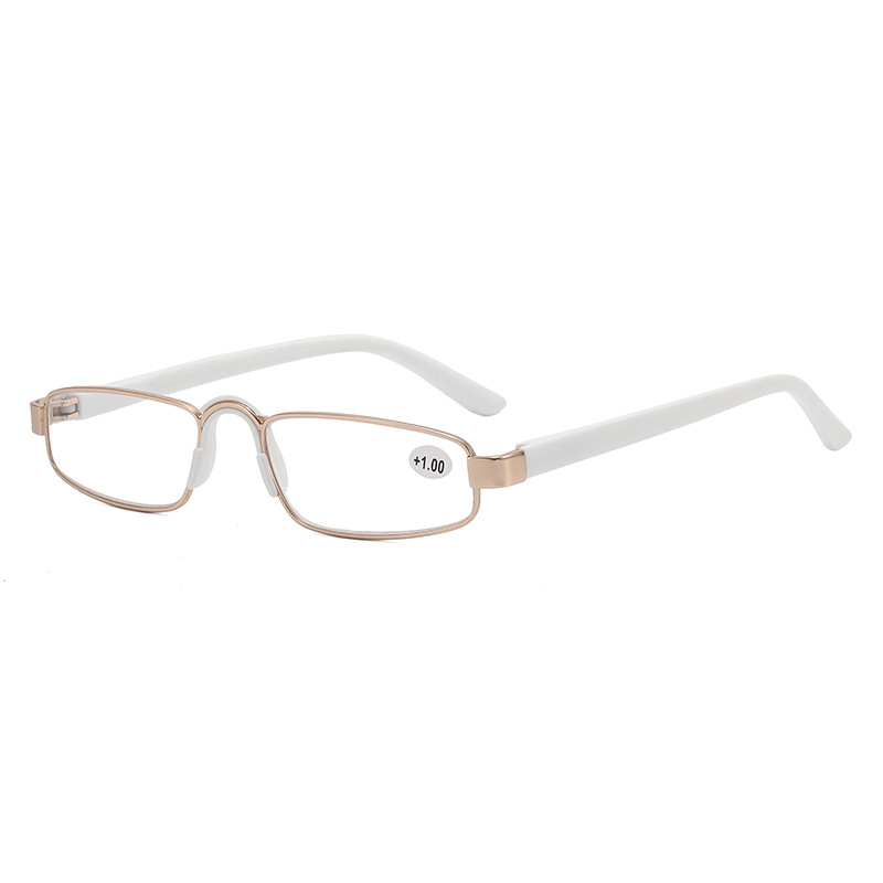 Europos ir Jungtinių Valstijų tarpvalstybiniai anti-mėlynos šviesos skaitymo akiniai vyrams, mažo rėmelio skaitymo veidrodis vidutinio ir pagyvenusio amžiaus moterims, metaliniai skaitymo akiniai, didmeninė prekyba