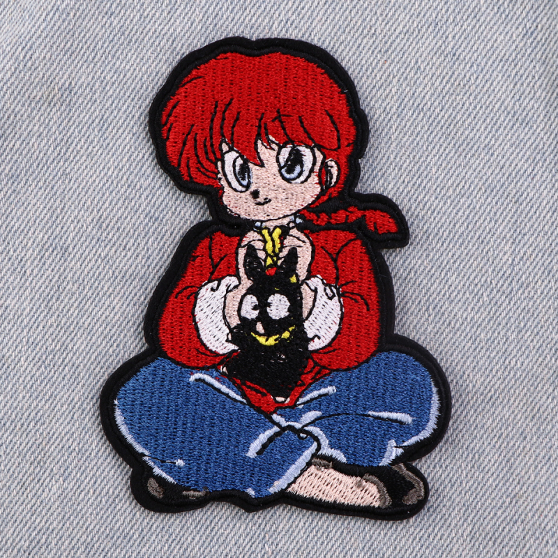 Animacinių filmukų stebuklingi anime siuvinėjimo pleistrai drabužiams ir krepšiams, universalūs su karšto lydymo lipniu pagrindu