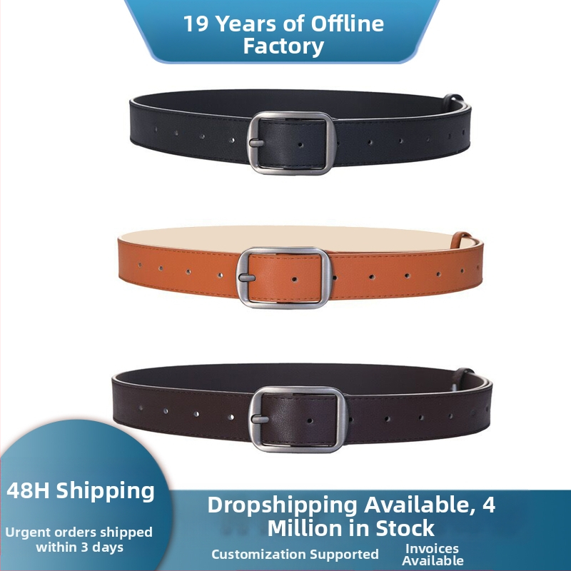 Internetes híresség luxus öv retro sokoldalú farmer dekoráció diák matt ezüst nadrágöv unisex öv