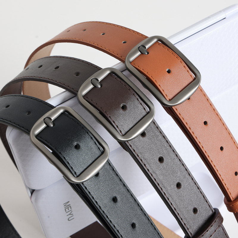 Internetes híresség luxus öv retro sokoldalú farmer dekoráció diák matt ezüst nadrágöv unisex öv