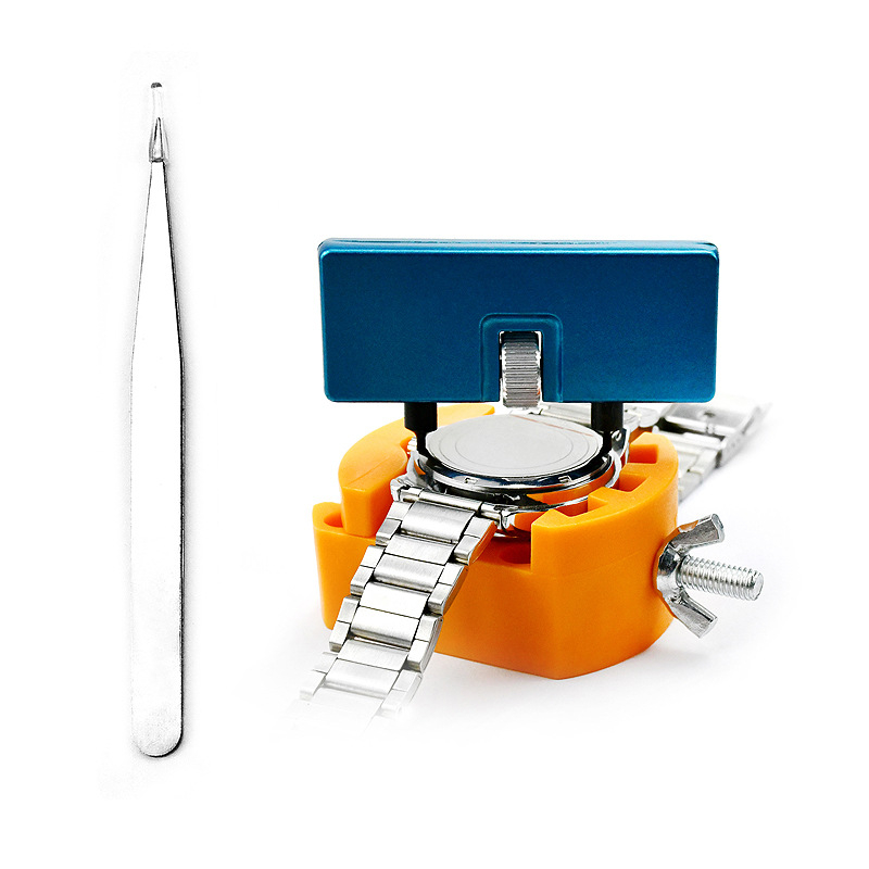 Най-горещият комплект инструменти за ремонт на часовници на Amazon, отваряне на гнездото на часовника, отваряне на задния капак, комплект инструменти за смяна на батерията