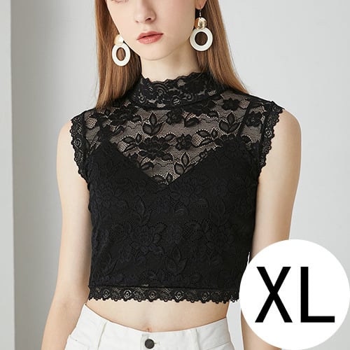 Jesenski mikro novi čipkasti lažni ovratnik za žene, univerzalni džemper s vertikalnim ovratnikom, košulja s podlogom i lažnim ovratnikom, elegantna čipkasta košulja