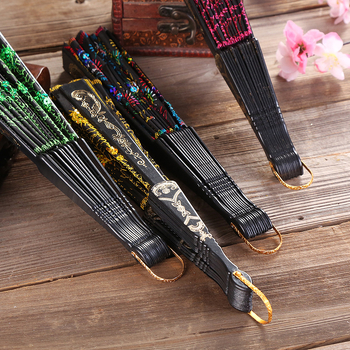 ♤ Търговия на едро Седем пролетни ветрила за танци Сгъваем ветрилообразен ...