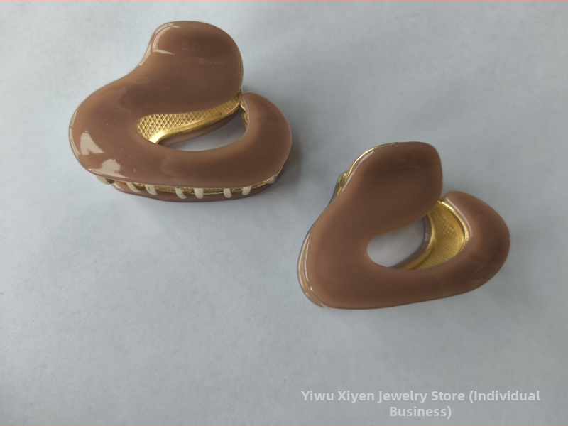 Naujas acto rūgšties plaukų segtukas netaisyklingas metalinis pusiau surišamas plaukų segtukas temperamentingas plaukų segtukas mažas griebtuvas pušies uodegos plaukų segtukas ryklio segtukas