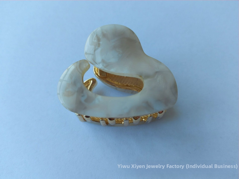 Naujas acto rūgšties plaukų segtukas netaisyklingas metalinis pusiau surišamas plaukų segtukas temperamentingas plaukų segtukas mažas griebtuvas pušies uodegos plaukų segtukas ryklio segtukas