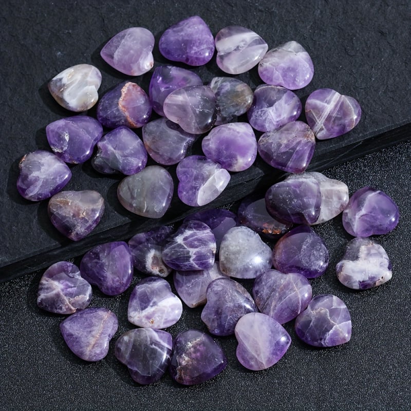 Piiriülene Amazonase 20mm ametüsti virsiku südamekristall, naturaalne kalliskivi, käsitöö, armastuse kaunistused, käsitöö