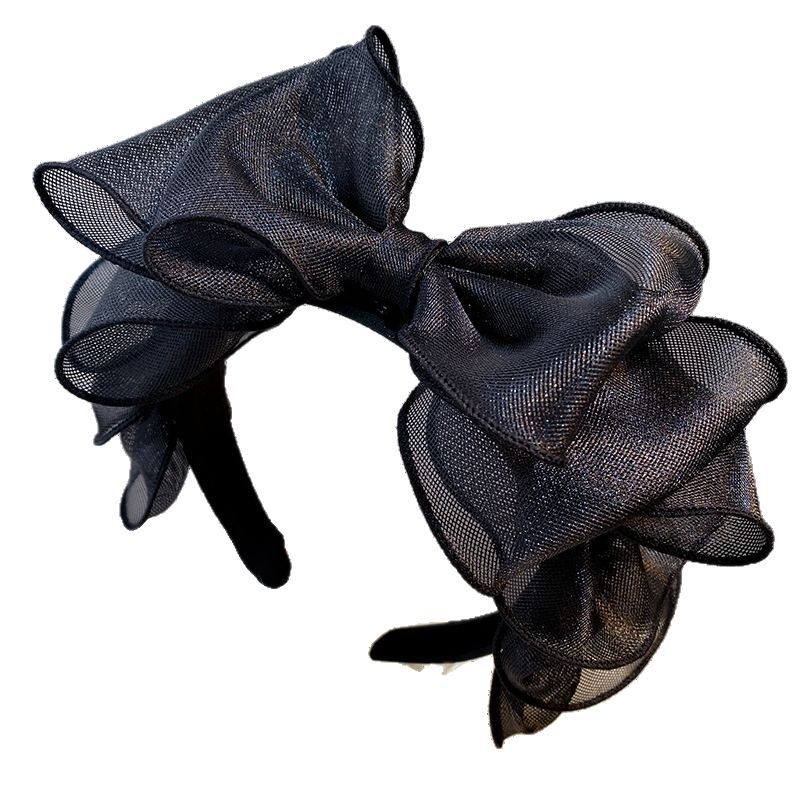 Korea stiilis uued juukseaksessuaarid, tähekujulised, sama stiiliga peapaelad, juuksepaelad, tipptasemel pitsist võrgust Korea stiilis elegantne lipsuga juuksepael naistele