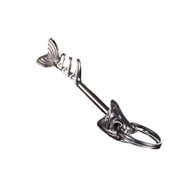 2024 νέα τσάντα κλειδιών αυτοκινήτου με αποσπώμενο ψαροκόκαλο, προηγμένο κρεμαστό κόσμημα ρετρό εξατομικευμένο δώρο