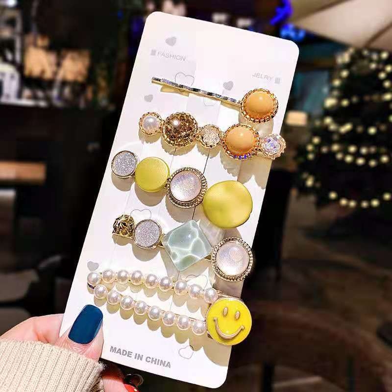 Perlų segtukas, galvos apdangalas, cirkonio krištolas, šoninis lūžęs segtukas, mergaitiška kirpčiukų segtukas šonuose, madingas segtukas viršuje