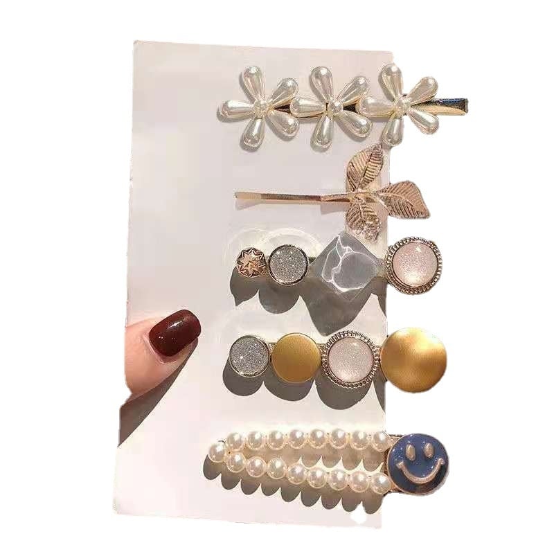 Perlų segtukas, galvos apdangalas, cirkonio krištolas, šoninis lūžęs segtukas, mergaitiška kirpčiukų segtukas šonuose, madingas segtukas viršuje