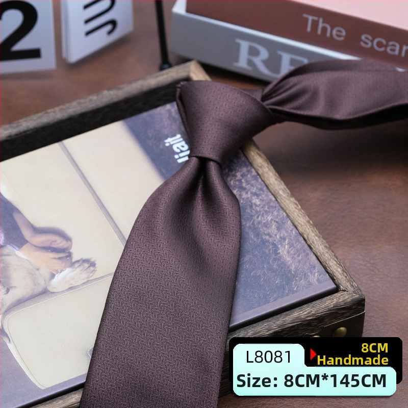 Vyriška suknelė su kaklaraiščiu, korėjietiško stiliaus, britiško Honkongo stiliaus, džentelmeniška, retro, 8 cm ranka surišama, verslo, studentų, darbo, mados, profesionali apranga