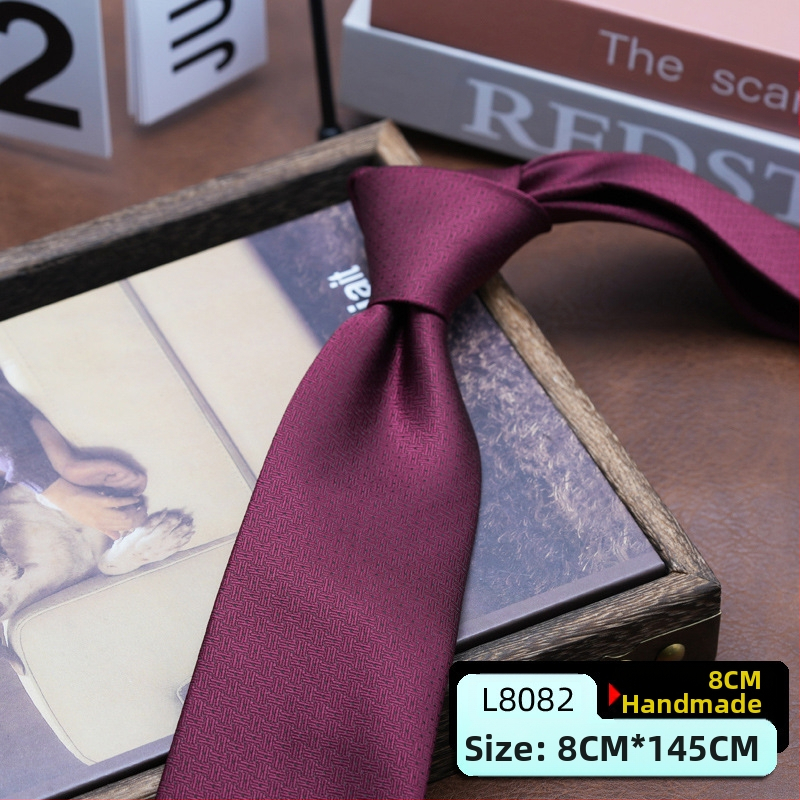 Vyriška suknelė su kaklaraiščiu, korėjietiško stiliaus, britiško Honkongo stiliaus, džentelmeniška, retro, 8 cm ranka surišama, verslo, studentų, darbo, mados, profesionali apranga