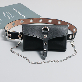Curea femeii stil punk jk accesorii all-match lanț curea femeii mici Fanny bag cu fustă blugi cu decorative la modă
