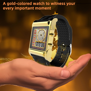 Uue disainiga topeltekraaniga tsingisulamist korpusega kronograafiga äratuskell, veekindel elektrooniline välistingimustes sportimiseks mõeldud käekell