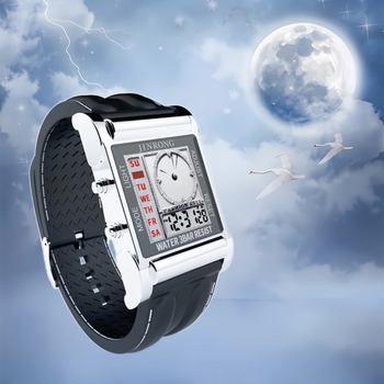 Uue disainiga topeltekraaniga tsingisulamist korpusega kronograafiga äratuskell, veekindel elektrooniline välistingimustes sportimiseks mõeldud käekell