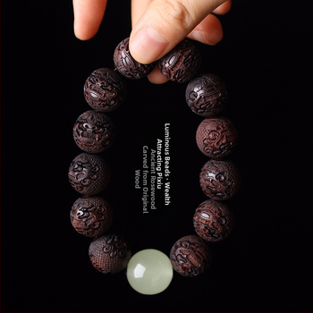 Roosipuust Pixiu kuukivi käevõru, veresandlipuust budistlikud helmed meestele ja naistele, käeshoitav käevõru ja mänguasi