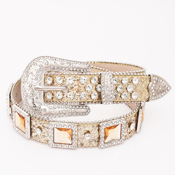 Naujas diržas, didmeninė prekyba, moteriškas platus diržas su cirkoniais, cirkonio inkrustacija, madingas „Joker“ džinsų gatvės kelnių diržas