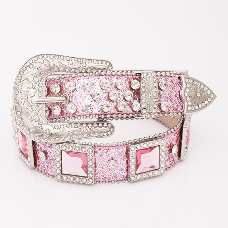Naujas diržas, didmeninė prekyba, moteriškas platus diržas su cirkoniais, cirkonio inkrustacija, madingas „Joker“ džinsų gatvės kelnių diržas