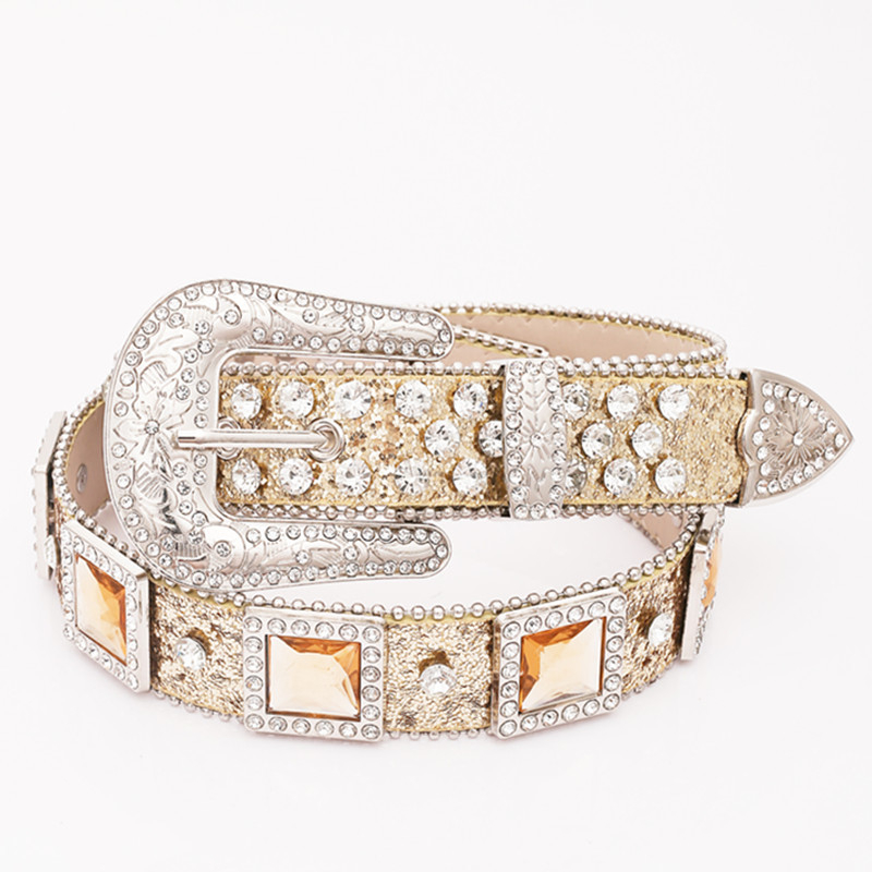 Naujas diržas, didmeninė prekyba, moteriškas platus diržas su cirkoniais, cirkonio inkrustacija, madingas „Joker“ džinsų gatvės kelnių diržas