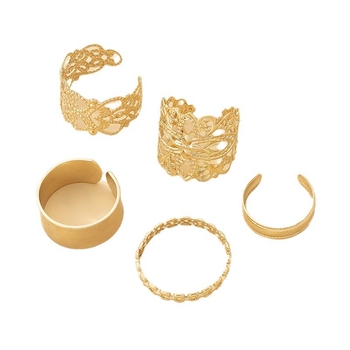 Tarpvalstybinės asmenybės tendencijos geometrinis tuščiaviduris pėdos žiedas, 5 dalių rinkinys, europietiško ir amerikietiško temperamento atostogų paplūdimio reguliuojami pėdos papuošalai