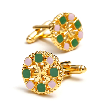 1 par na zalihi 3 boje opcionalno okruglih izvrsnih umjetničkih kreativnih šupljih francuskih muških manžeta XK24028