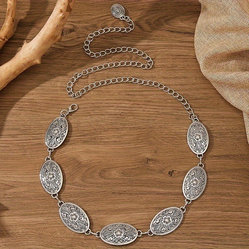 Sandėlyje Europietiškos ir amerikietiškos, aukštos klasės, madingos metalinės juosmens grandinėlės moterims, retro, paprastos, universalios, bohemiško etninio stiliaus.