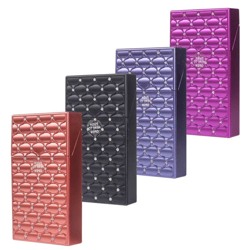 Sigaretiümbris 20 tk, terve pakend, õhuke puur, isikupärastatud plastist naistele mõeldud peen sigaretiümbris, pikendatud, paks, higikindel, pigistusvastane klapiga kate