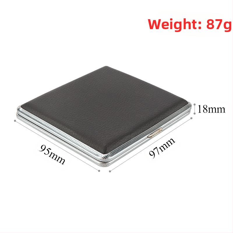 Кожен калъф за цигари, 20 броя, частично каишка, мъжки, кутия за съхранение на цигари, отделен, ветроустойчив калъф за цигари